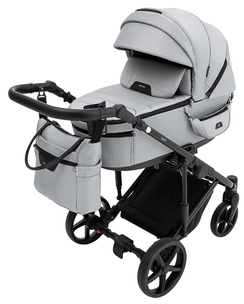 Детская коляска 2 в 1 Adamex Zico Tip TK-83 серый